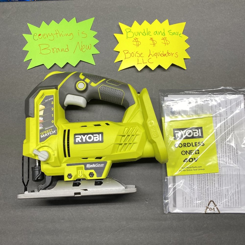🆕 Ryobi One+ Plus 18V Orbital Jig Saw P5231 Cordless